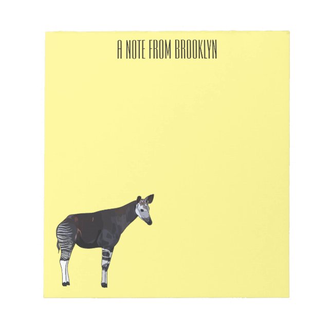 Bloc-note Okapi (Devant)