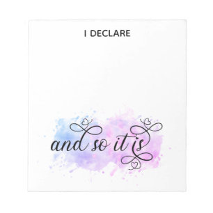 Bloc-note *~* Ombre Moon Boho Manifesting Law of Attraction