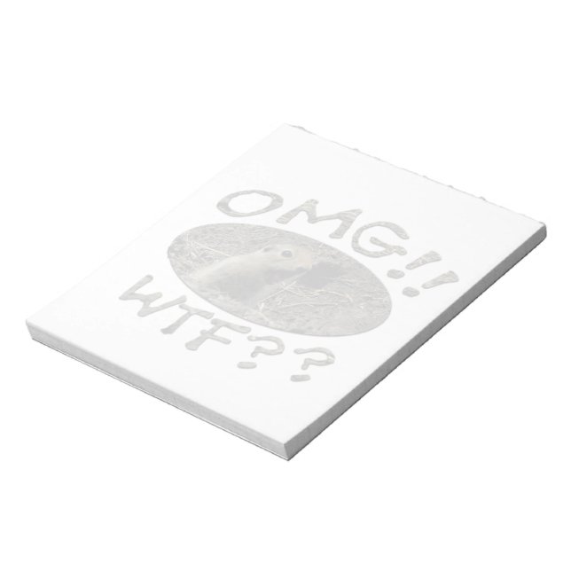 Bloc-note OMG WTF Gopher (Tourné)