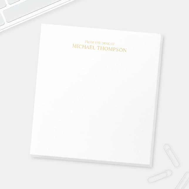 Bloc-note Or professionnel (Créateur téléchargé)