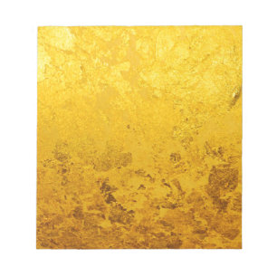Bloc-note OR pur/or leaf
