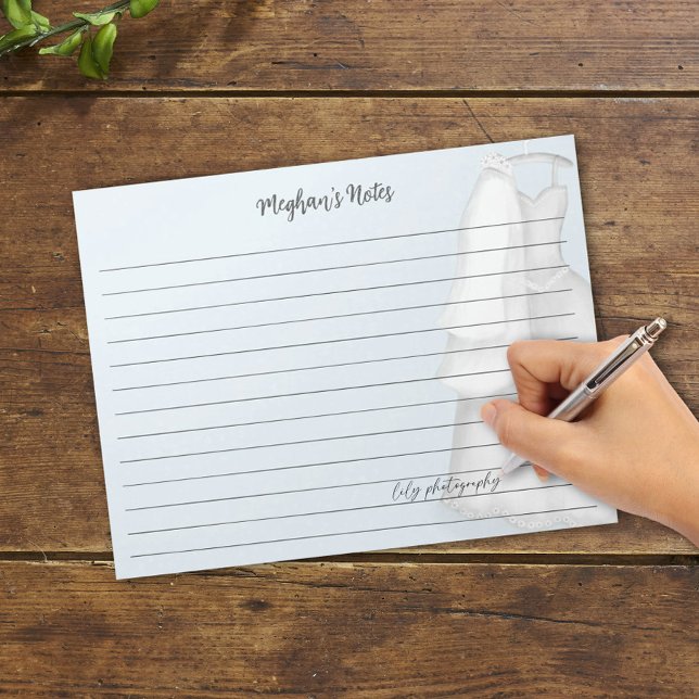 Bloc-note Organisatrice de mariage moderne Robe de mariée vi (Créateur téléchargé)