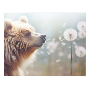 Bloc-note Ours animal sauvage paisible