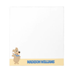 Bloc-note Ours Boo-Boo Précocieux