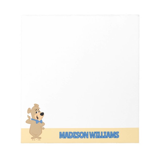 Bloc-note Ours Boo-Boo Précocieux (Devant)