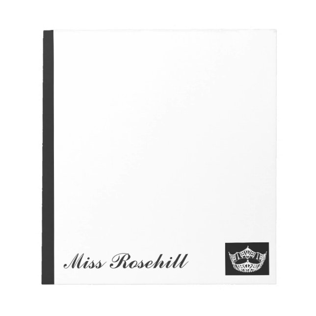 Bloc-note Pad de note de concours (Devant)