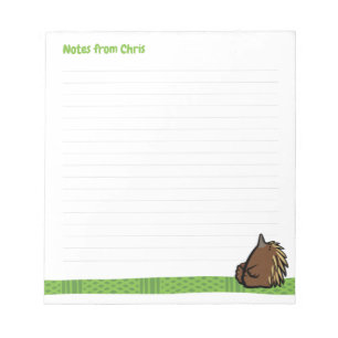 Bloc-note Pad de note Echidna