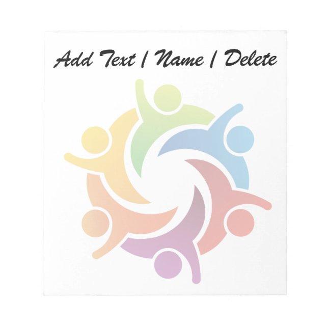 Bloc-note Pad TEAMWORK - Version légère SRF (Devant)