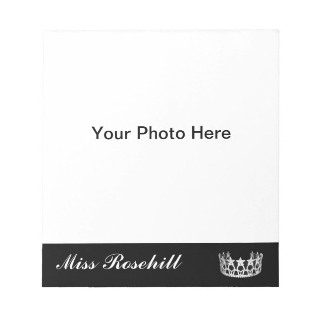 Bloc-note Pageant Crown Autographe Pad (Devant)