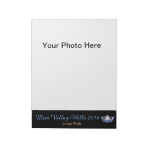 Bloc-note Pageant photo style Miss America Autographe