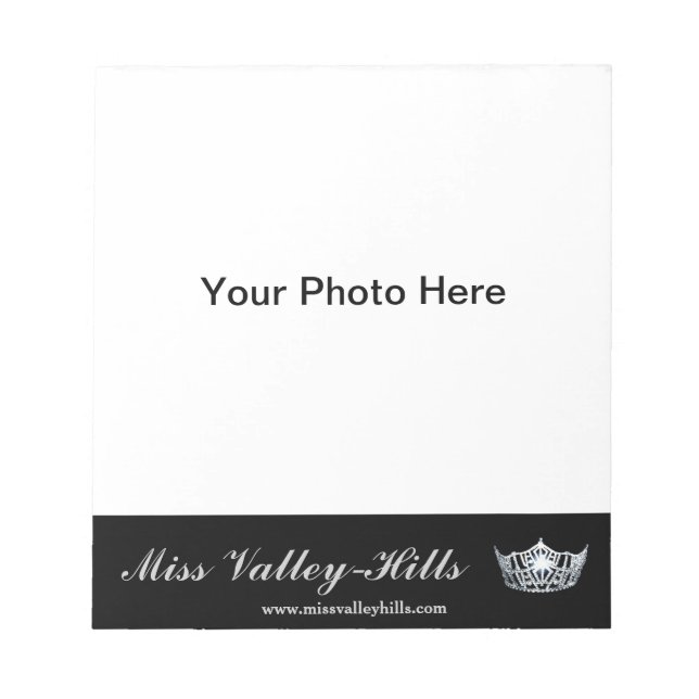 Bloc-note Pageant photo style Miss America Autographe (Devant)