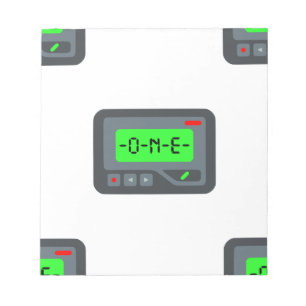 Bloc-note pager émoji