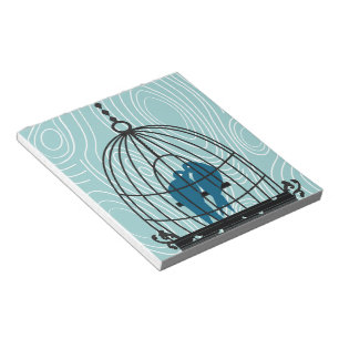 Bloc-note Pages de scrapbook ou artisanat d'oiseaux de l'amo