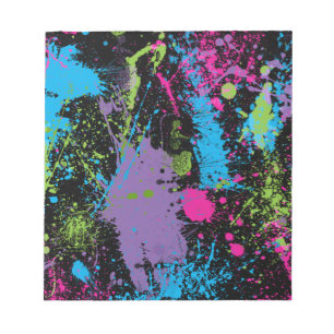 Bloc-note Paint Splater