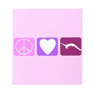 Bloc-note Paix Amour et Tumble