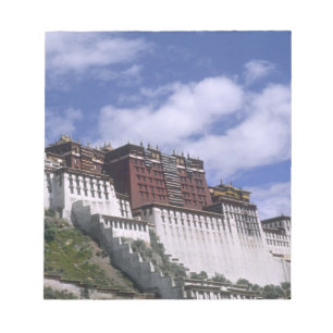 Bloc-note Palais du Potala sur la montagne, la demeure du Da
