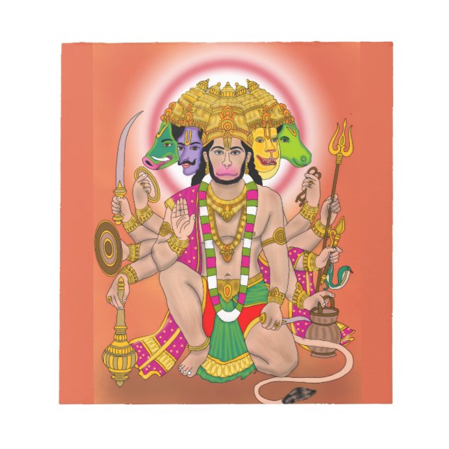 Bloc-note Panchmukhi Hanuman (Devant)