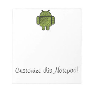 Bloc-note Pancho Doodle Character pour le robot Android™