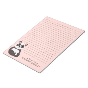 Bloc-note Panda Bear Cute Kid's Personal Stationner Notepad