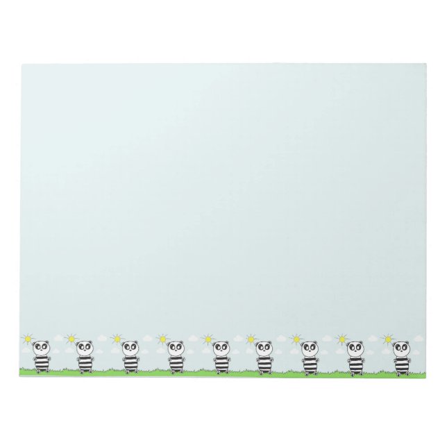 Bloc-note Panda Kid (Devant)