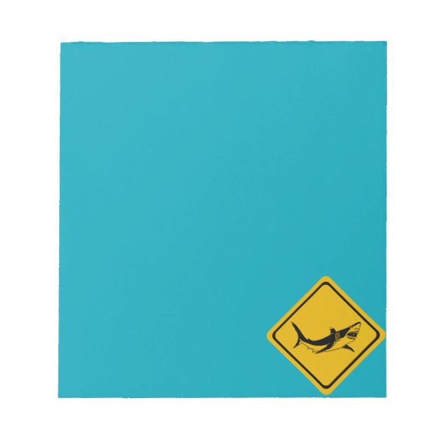 Bloc-note panneau de la route des requins (Devant)