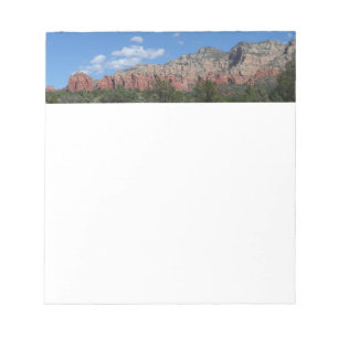 Bloc-note Panorama des rochers rouges à Sedona Arizona