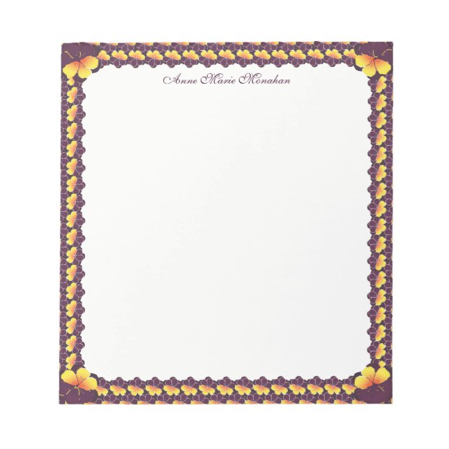 Bloc-note Pansy Power (Devant)