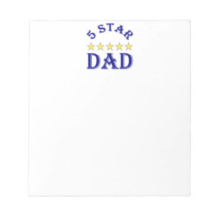 Bloc-note Papa cinq étoiles