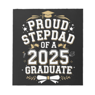 Bloc-note Papa Fier D'un Diplômé De 2025 Remise Des Diplômes