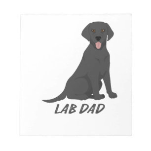 Bloc-note Papa Lab � Fier proprietaire de chien Labrador Ret
