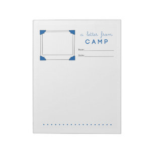 Bloc-note Papeterie de camp de garçon Lettre de camp