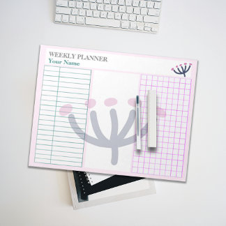 Bloc-note Papeterie de collège Pink Mimosa Personnaliser Pla