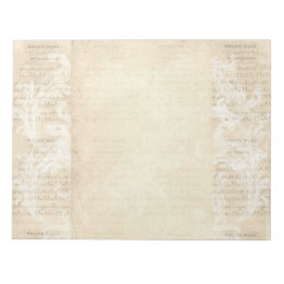 Bloc-note Papier à lettres Feuille de musique Vintage Crush