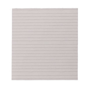 Bloc-note papier beige rayé