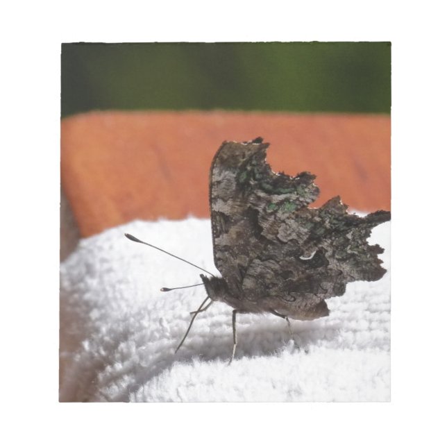 Bloc-note Papillon camouflage foncé (Devant)