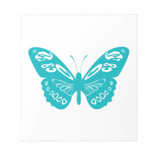 Bloc-note Papillon de turquoise