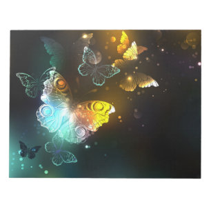 Bloc-note Papillon lumineux et papillons de nuit