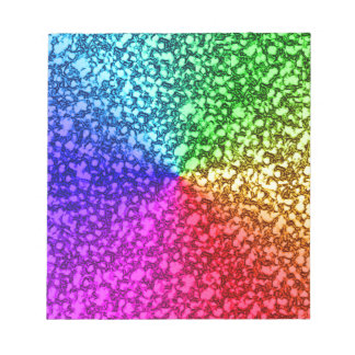 BLOC-NOTE PARTIES SCINTILLANT RAINBOW