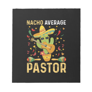 Bloc-note Pasteur Nacho Moyen Dirigeant Religieux Cinco De M