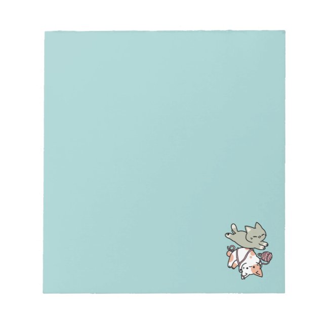 Bloc-note Paws and Play – Adorable Cat Illustration (Devant)