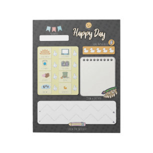 Bloc-note PC portable PLANNER QUOTIDIEN PRÉ-SCOLAIRE