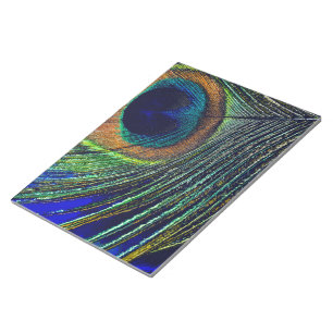 Bloc-note Peacocok Feather Bohemian
