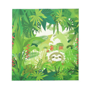 Bloc-note Peek a Boo Jungle Sloth