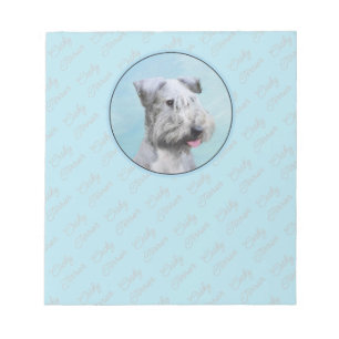 Bloc-note Peinture Cesky Terrier - Cute Original Chien Art
