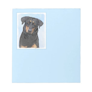 Bloc-note Peinture de Beauceron - Cute Original Chien Art