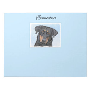 Bloc-note Peinture de Beauceron - Cute Original Chien Art