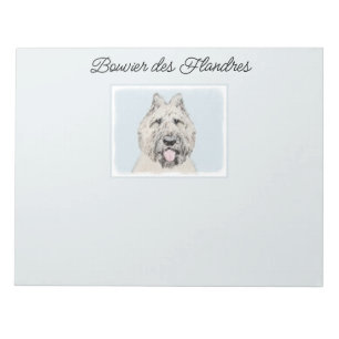 Bloc-note Peinture de Bouvier des Flandres - Art original de