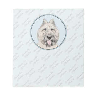 Bloc-note Peinture de Bouvier des Flandres - Art original de