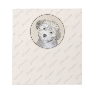 Bloc-note Peinture de Chien Havanais - Cute Original Chien A