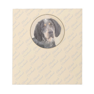 Bloc-note Peinture de linge bluetick - mignon chien original